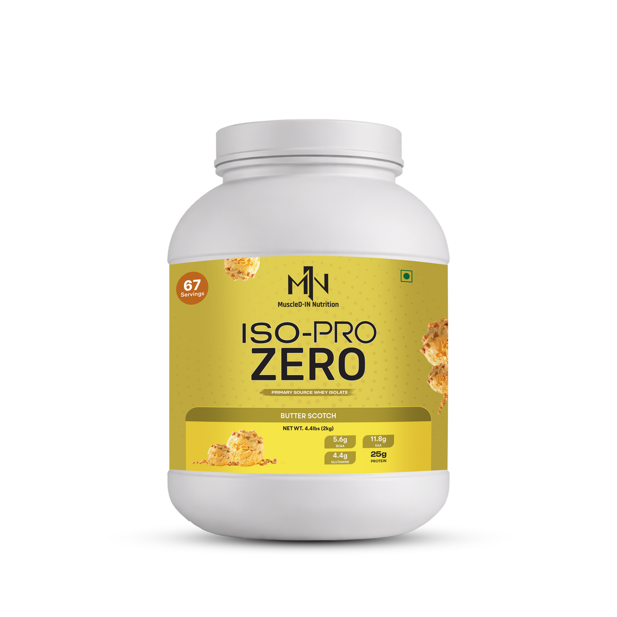 Muscled-IN Nutrition ISO-PRO ZERO Whey Protein Isolate