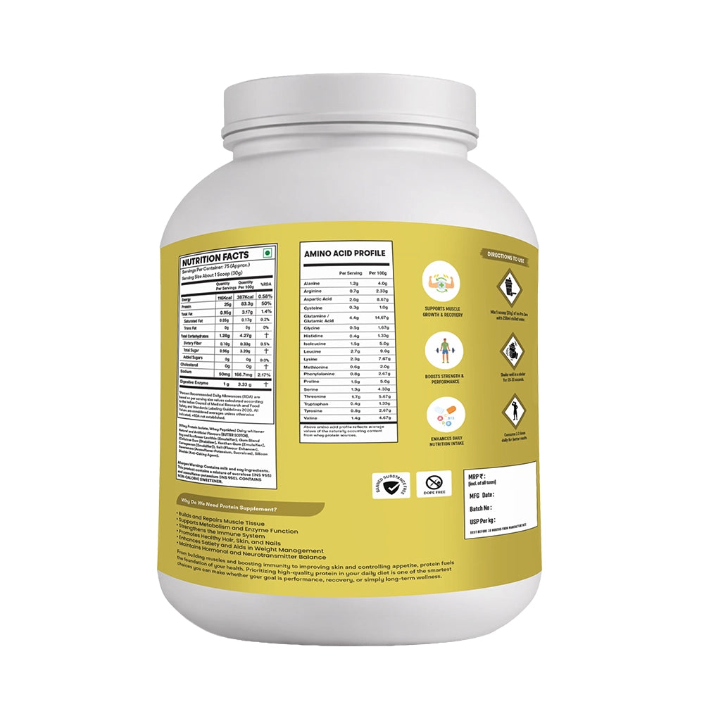 Muscled-IN Nutrition ISO-PRO ZERO Whey Isolate Protein 5lbs