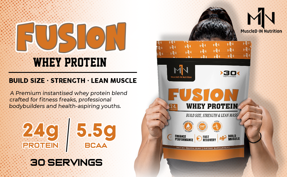 Muscled-IN Nutrition Fusion Whey Protein A+ Content