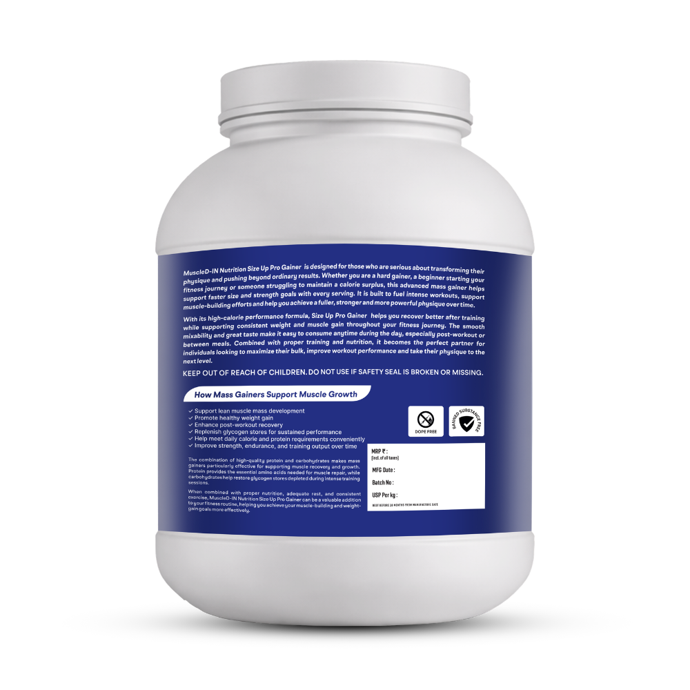Muscled-IN Nutrition Size Up Pro Mass Gainer