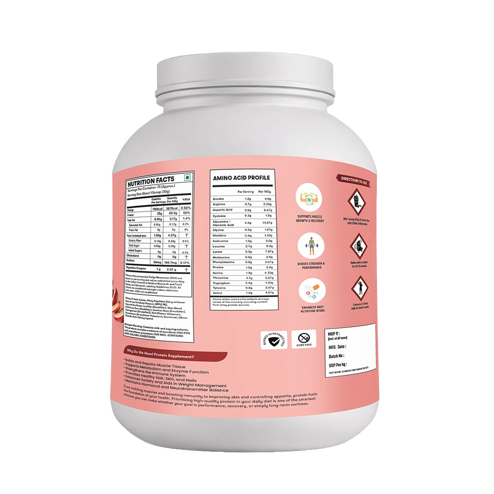 Muscled-IN Nutrition ISO-PRO ZERO Whey Isolate Protein 5lbs