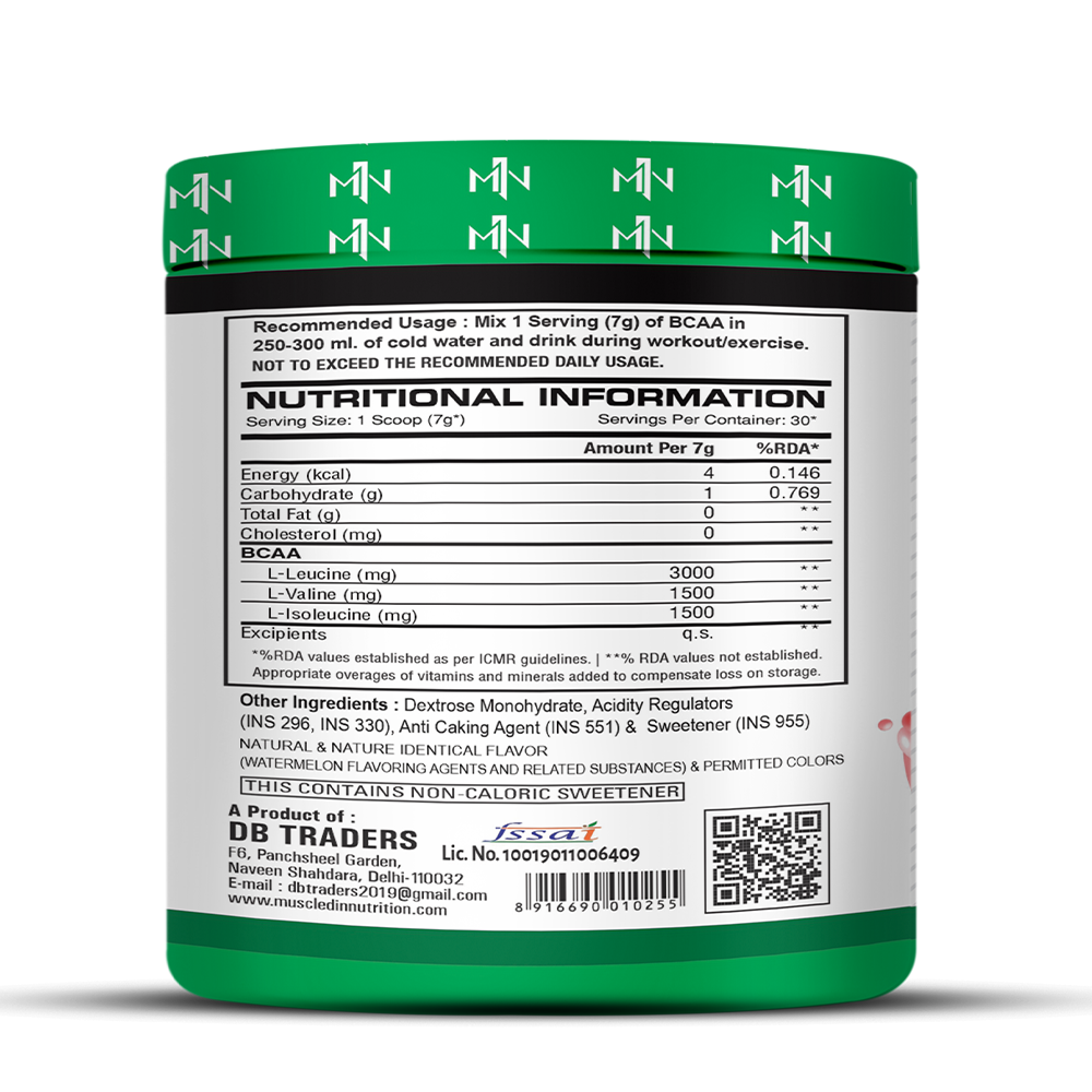 Muscled-IN Nutrition BCAA