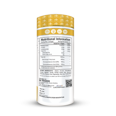 Muscled-IN Nutrition Omega-3 Fish Oil