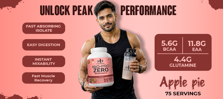 Muscled-IN Nutrition ISO-PRO ZERO Whey Isolate Protein 5lbs A+ Content