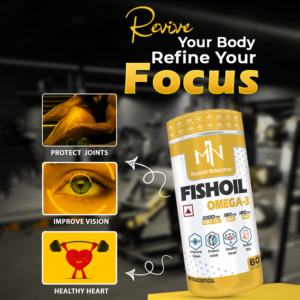 Muscled-IN Nutrition Omega-3 Fish Oil