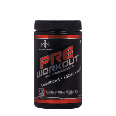 MuscleD-IN Pre-Workout with Testosterone Booster | Cola Flavor | Strength, Pump & Focus Supplement