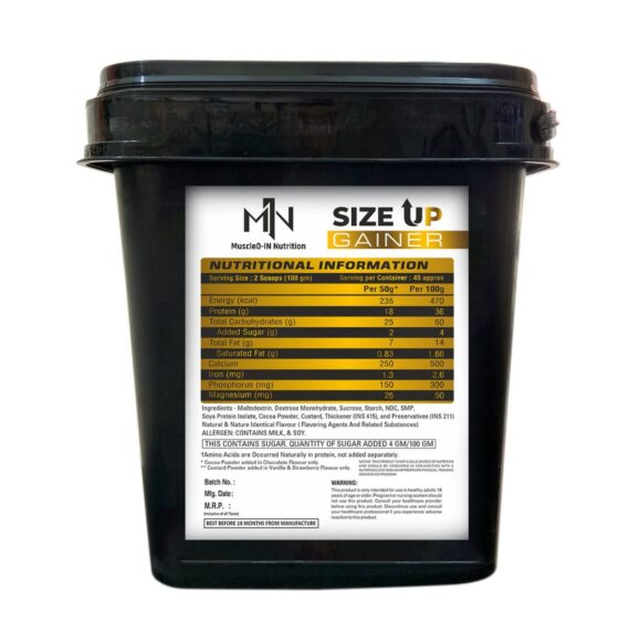 MuscleD-IN Nutrition SIZE UP Gainer 4.5 kg